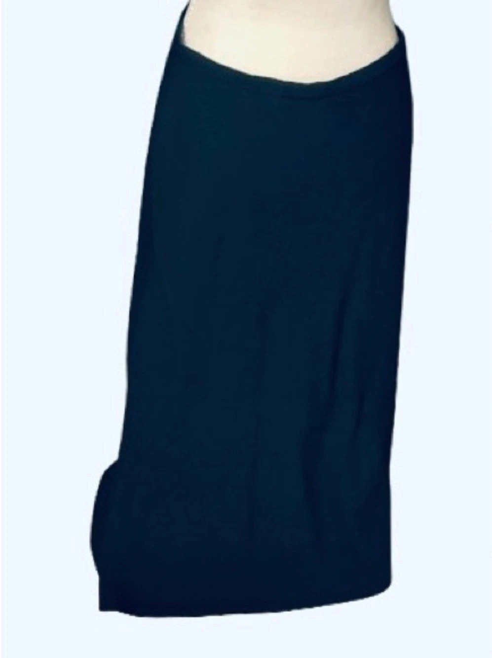 Wool 10P RALPH LAUREN A-Line Skirt in Navy Blue Petite Designer Polo Fall Winter - Picture 7 of 13